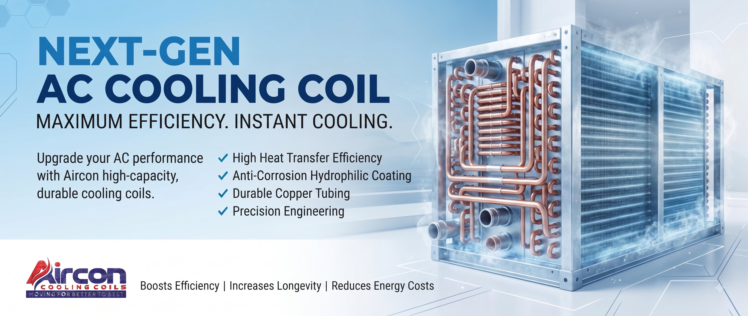 Aircon Industrial Cooling Coils - Next-Gen AC Cooling Coil